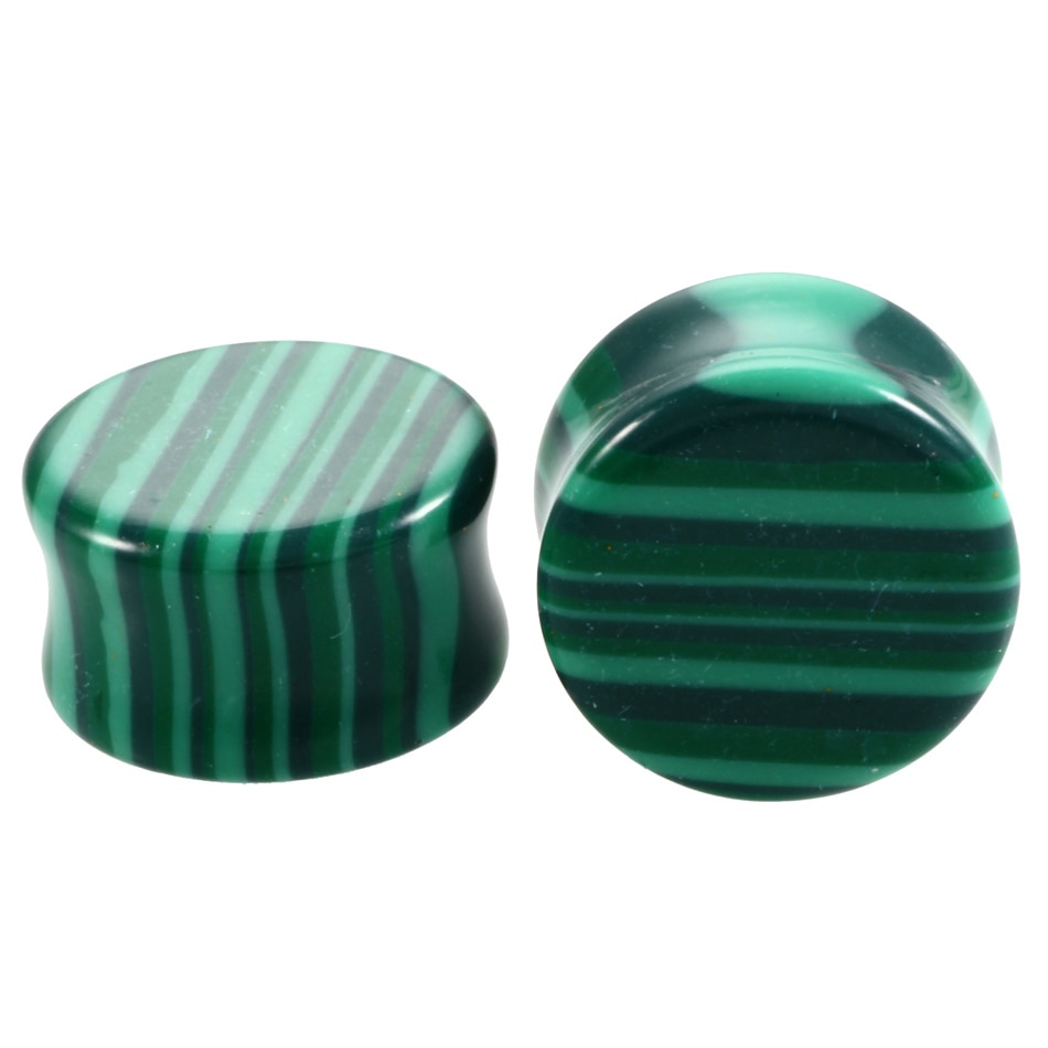 2 teile/los Stein Ohr Stecker Lehren Ohrringe Frauen Männer Ohr Stecker Fleisch Tunnel durchbohren Expander Ohr Bahre Körper durchbohren Schmuck