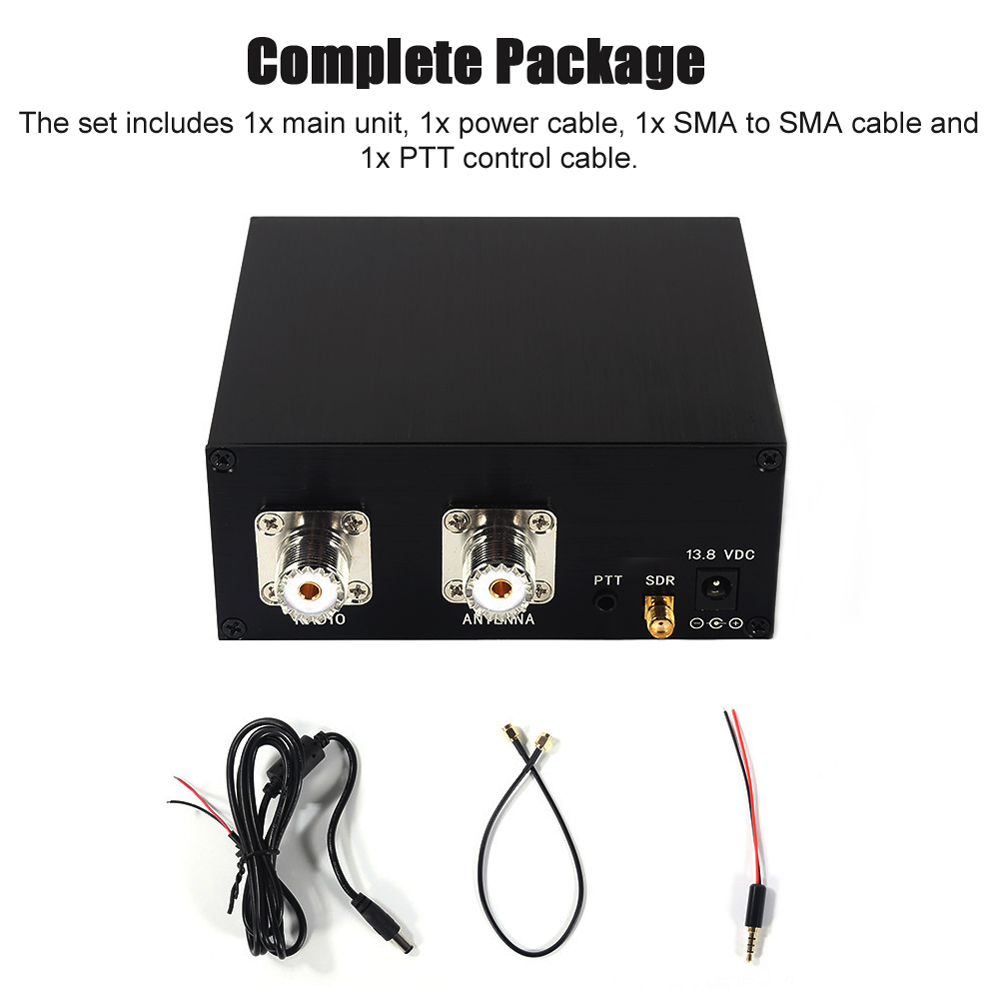 160Mhz 100W Antenne Deler Aluminium Legering Sdr Transceiver Tr Switch Aluminium Legering Apparaat Signaalapparatuur Accessoire