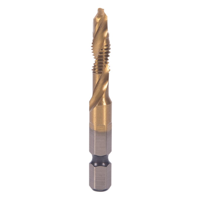 Draad M3 M4 M5 M6 M8 M10 Metaalbewerking Hex Shank Machine Kranen Kit Metric Plug Hand Tap Hss 6542 Schroef Spiraal Punt: M6