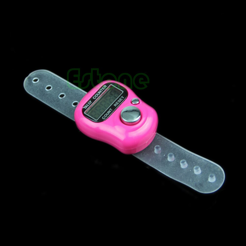 Stitch Marker and Row Counter LCD Electronic Digit Tally Counter