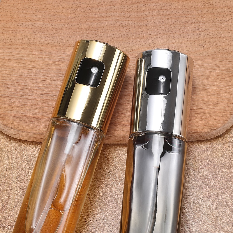 Stainless Steel Olive Oil Sprayer Bottle Pump Oil Pot Leak-proof Grill BBQ Sprayer Oil Dispenser BBQ Cookware Kitchen Gadgets