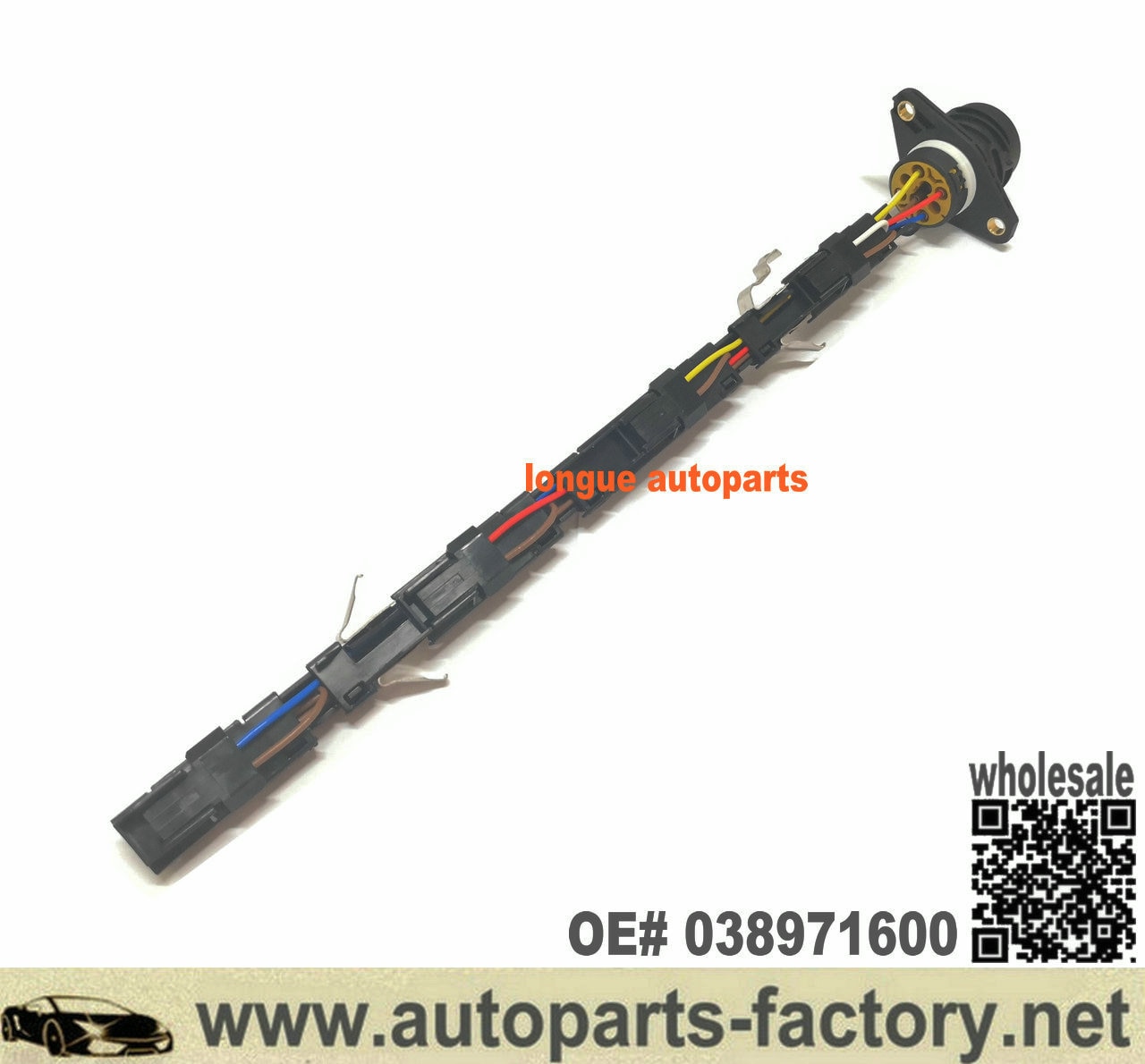 Longyue Genuine Diesel Injector Wiring Loom for VW 1.9 & 2.0 8v TDI PD Engines 038971600