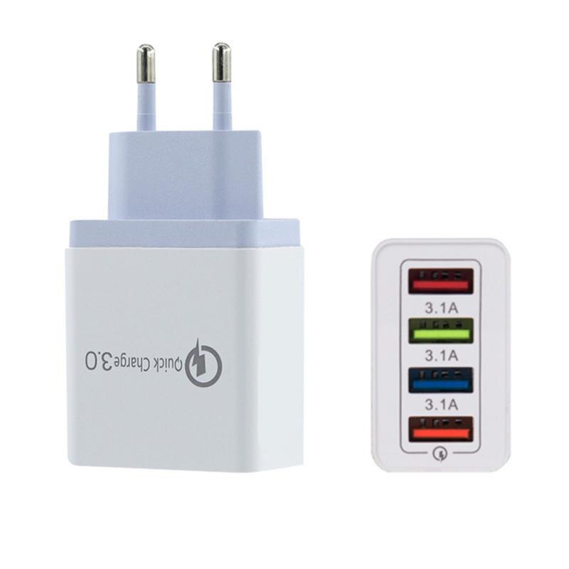 5V 3A EU Stecker Adapter USB Wand Ladegerät Für Samsung Iphone Xiaomi Handy Ladegerät Für Ipad Universal Travel AC Power Ladegerät: 01