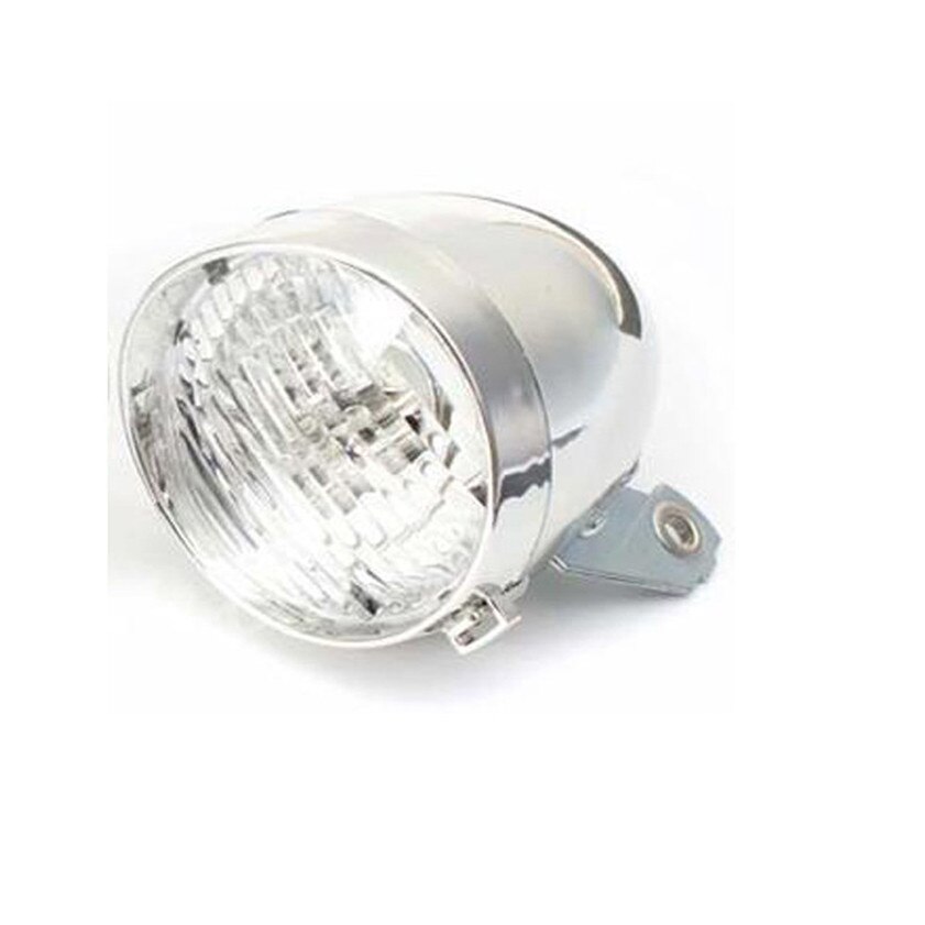 Retro Bicycle Bike 3 LED Front Light Headlight Vintage Flashlight Lamp