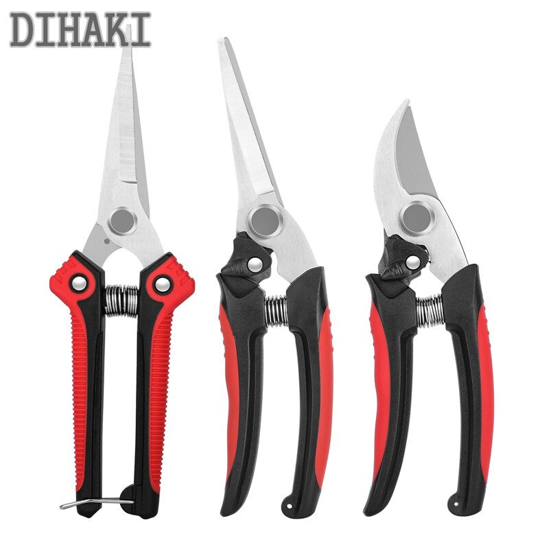 Tijera de podar de jardinería de tijera planta Trim horticultura sometido corte tijeras de poda arbusto herramienta de jardín Bypass huerto de podar