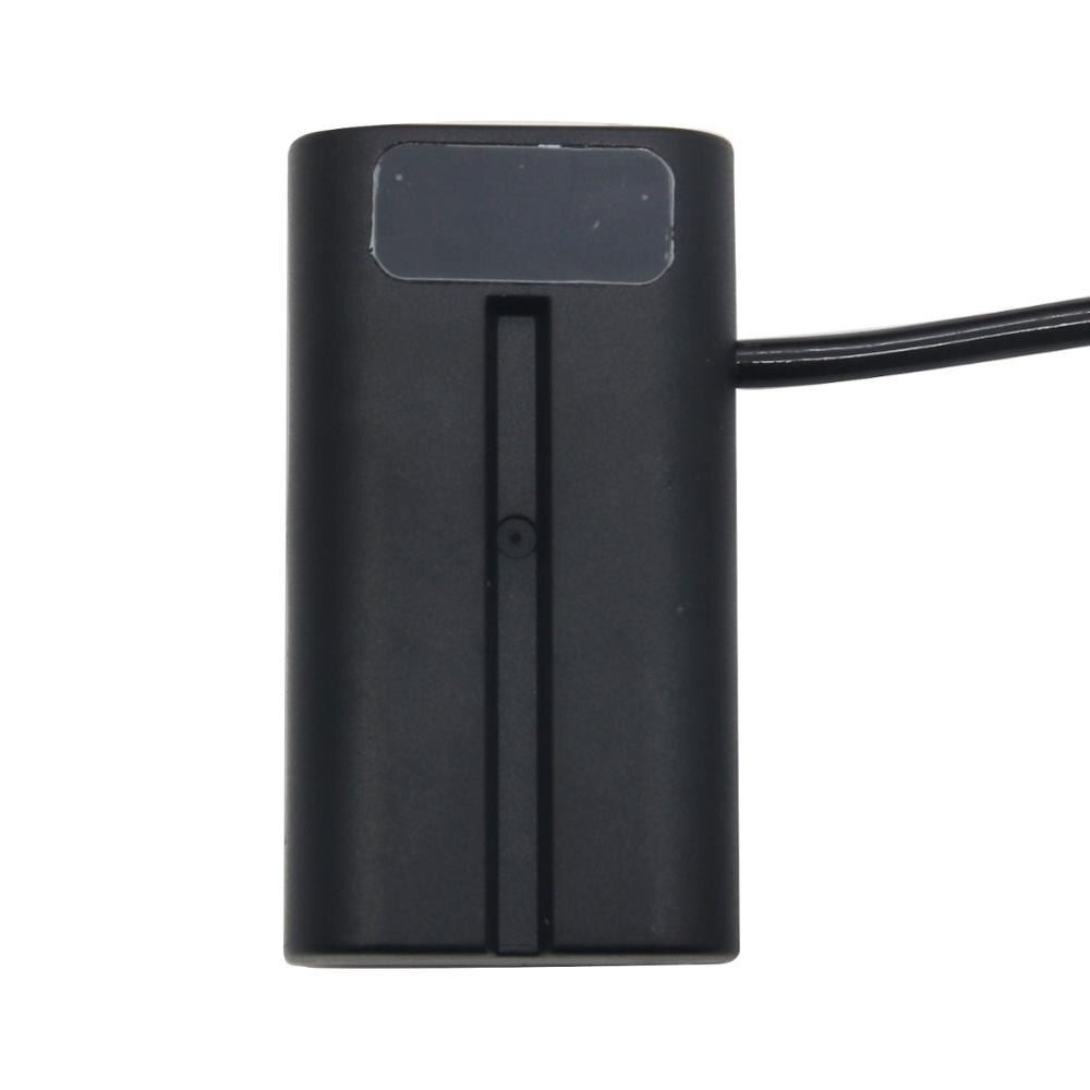 Tzt d-trykk til np -f550 dummy-batteristrømadapter til skjerm som bruker 550/970