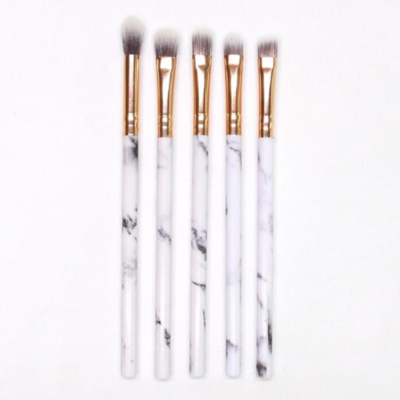Brand Women Marbling Makeup set Soft Taklon Hair Makeup Artist Brush Tool Brush Kit: Mixed Color