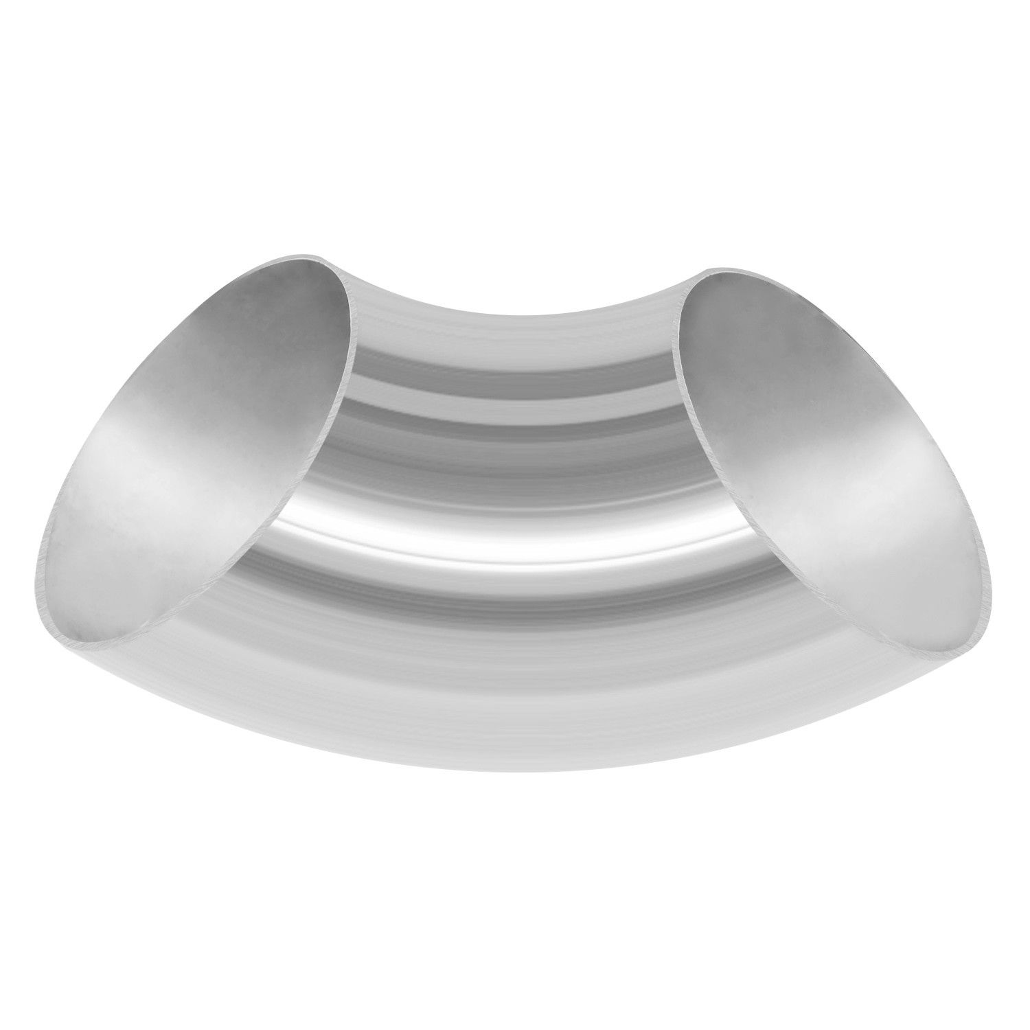 Del avgasrör armbåge rostfritt stål 90 ° böj 60mm diameter utbyte