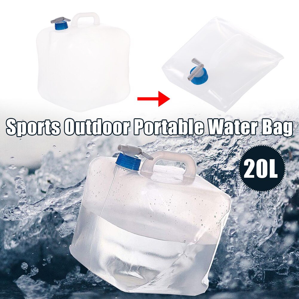 1 Stuks Inklapbare 5L Water Tank Draagbare Outdoor Water Opbergtas Voor Reizen Camping Bergbeklimmen Sport Flessen