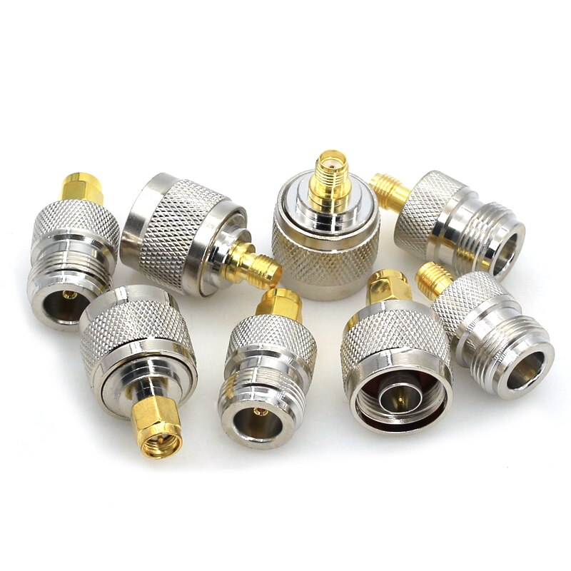 Connecteurs SMA à N, Type mâle femelle RF, adaptateur, Kit de Test, convertisseur, câbles de Transmission, connecteur N à SMA, 1 pièces