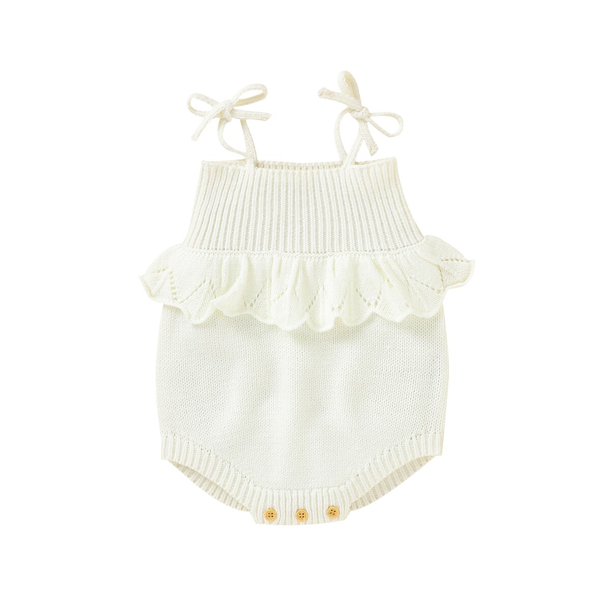 Été bébé garçon filles tricot body solide mignon Crochet enfant en bas âge printemps jarretelle infantile belle tricot vêtements: B / 12M