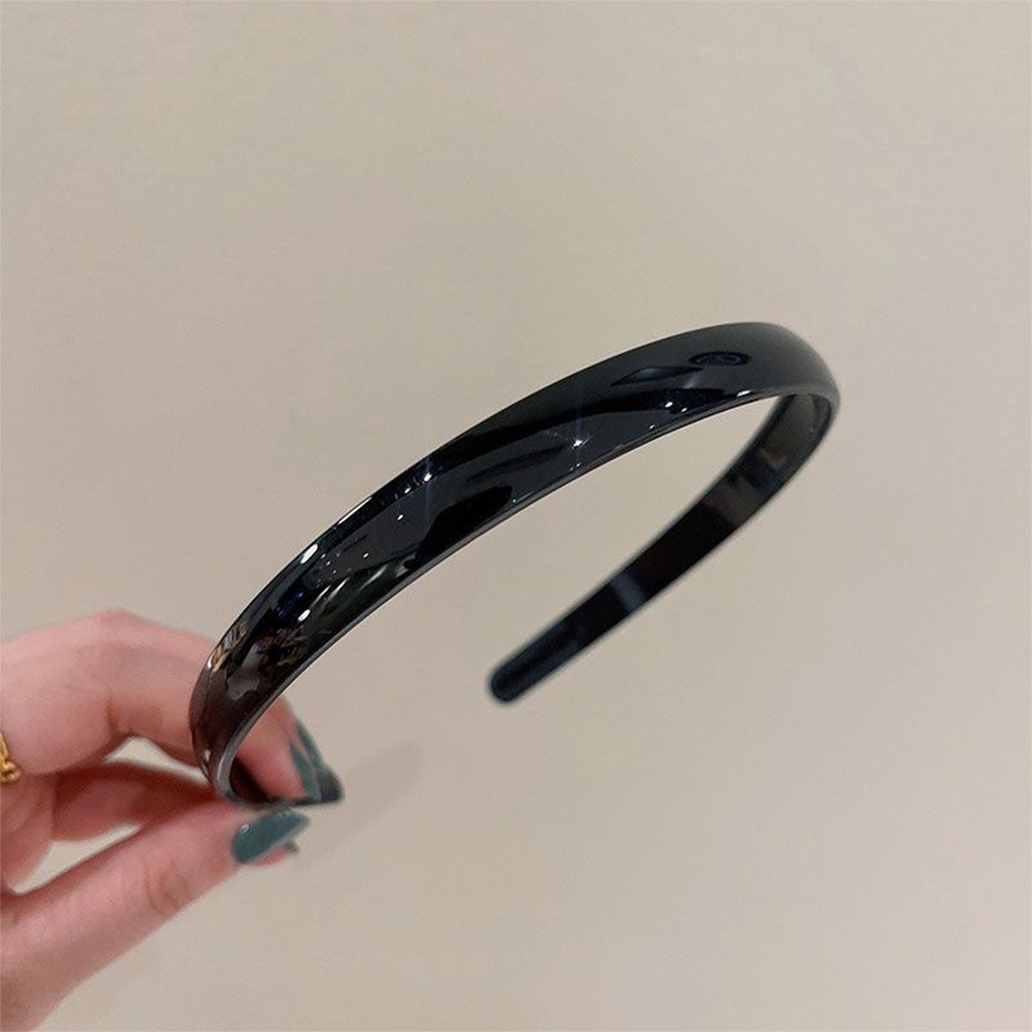 Plastic Leopard Hairband Mens Women Unisex Black Toothed Anti Slip Hair Head Hoop Band Sport Headband Hair Accessories: SKY BLUE