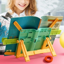 Reading Rack Student Folder Ins Multifunctional Girl Heart Bookshelf Primary School Students Simple Table Book Folder Binder