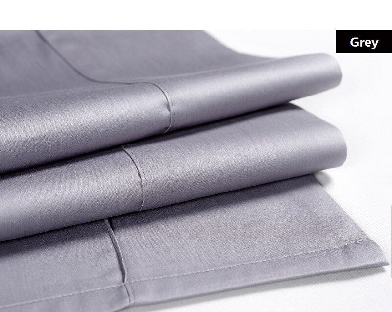 de lujo para Hotel, hogar, algodón egipcio, satén, Sábana de cama plana, tamaño Queen King, sabanas, sábanas de YMBS01