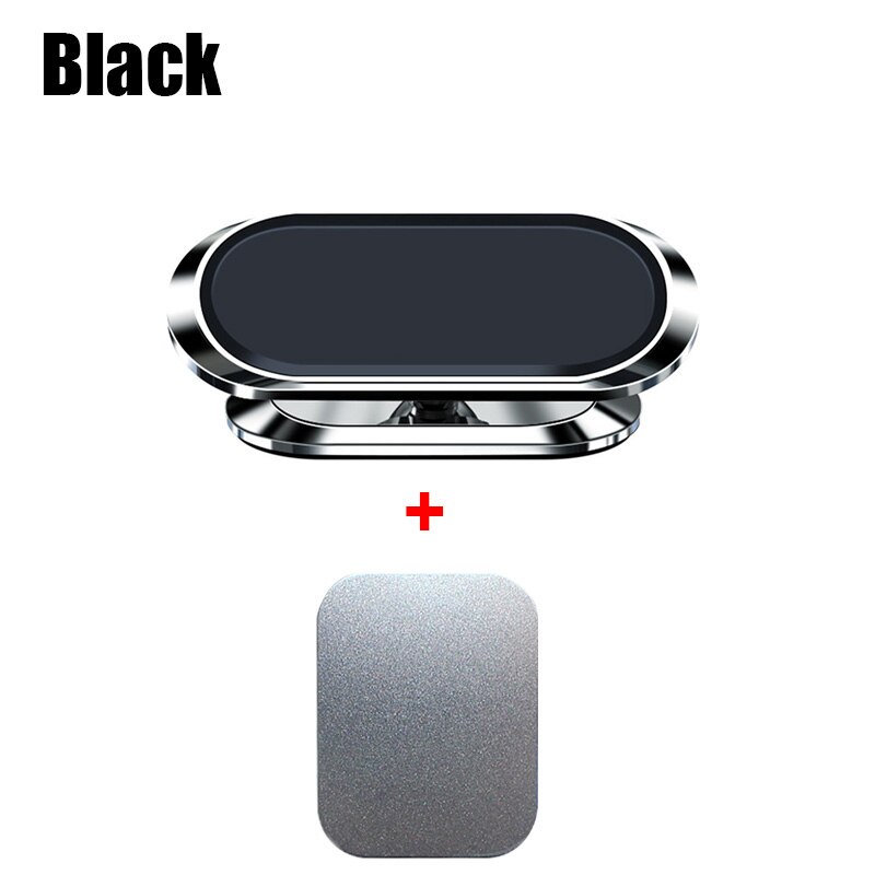 360 ° Magnetische Auto Telefoon Houder Draaibare Mini Strip Shape Stand Voor Huawei Metalen Sterke Magneet Gps Auto Mount Voor iphone 11: 001