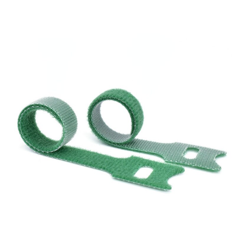 10 Stuks Herbruikbare T-Vormige Back-To-Back Dubbelzijdig Tape Nylon Kabelbinder Data Lijn management Organizer Zelfklevende Sticker