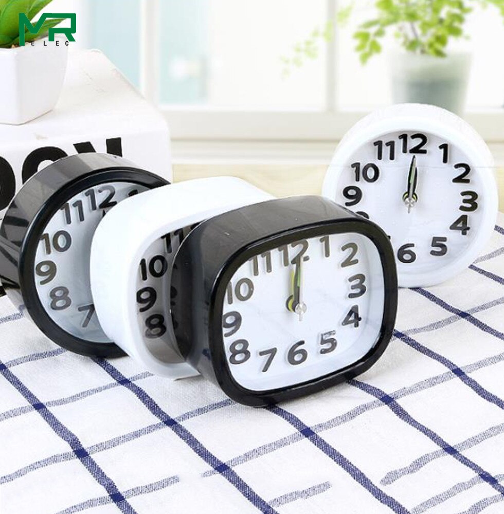 Mini simple et réveil, réveil de voyage compact, réveil charmant et portable.