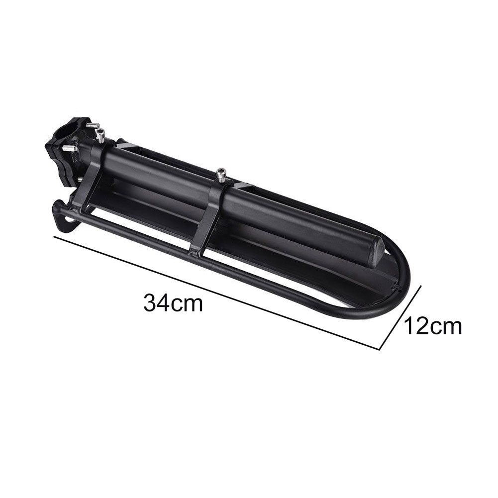 Sykkel bakre hylle mtb sykkel flat uttrekkbar holder aluminiumslegeringsstativ sykkelrygg bakseteholder brakett ramme bagasjeholder