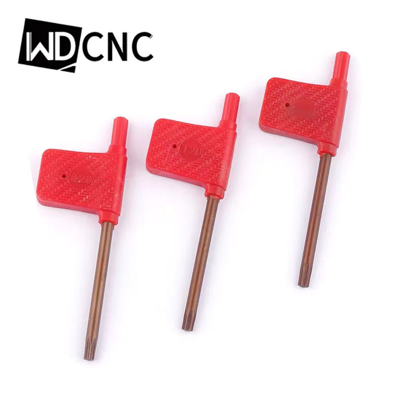 Clé Torx à drapeau rouge, clé à vis T6 T7 T8 T9 T10 T15 T20, 10 pièces