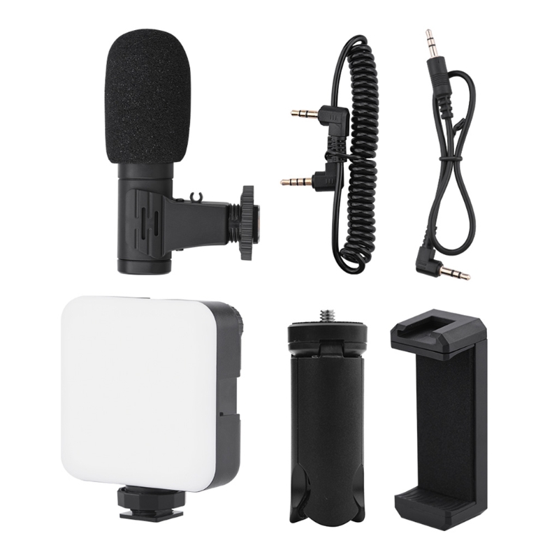 Tragbare r91a al64 -led-videoleuchte mit 64- leds und -in 6w eingebauten 2500 -mah-akkus