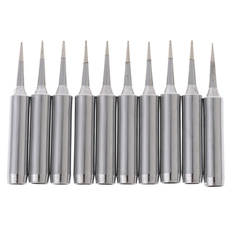 10 Pcs Lead Free Replacement Soldering Solder Iron Tips 900M-T-I For Hakko Saike 936 852d+ 909D