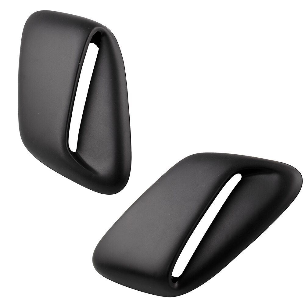 Unbranded Glossy Black Side Fender Vent Trim Pair – Universal Clip-On Air Cover Wing Accents For Most Cars