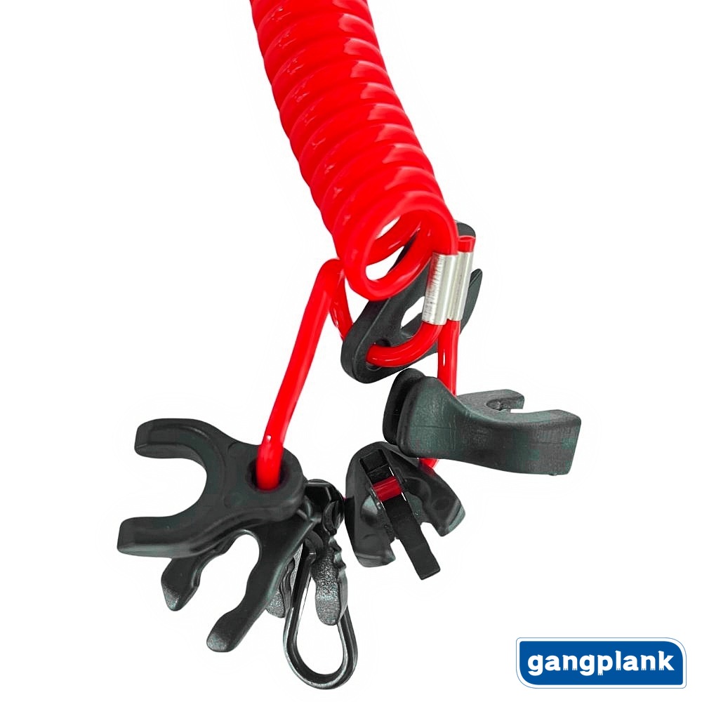 Universal Outboard Emergency Stop Safety Rope 7 Key Head Red Flameout Rope