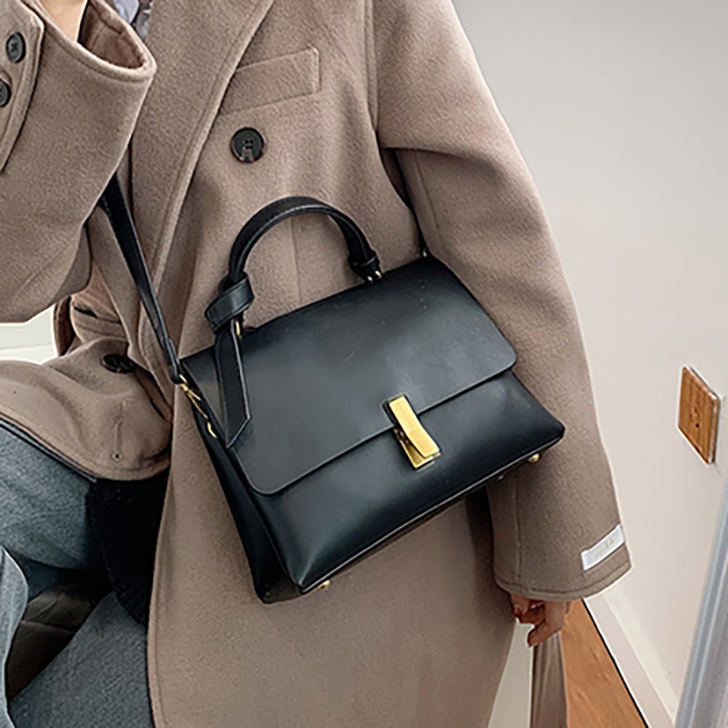 Pu leren crossbody tassen voor dames winter dames trendy schoudertas meisjes handtassen dames crossbody tas