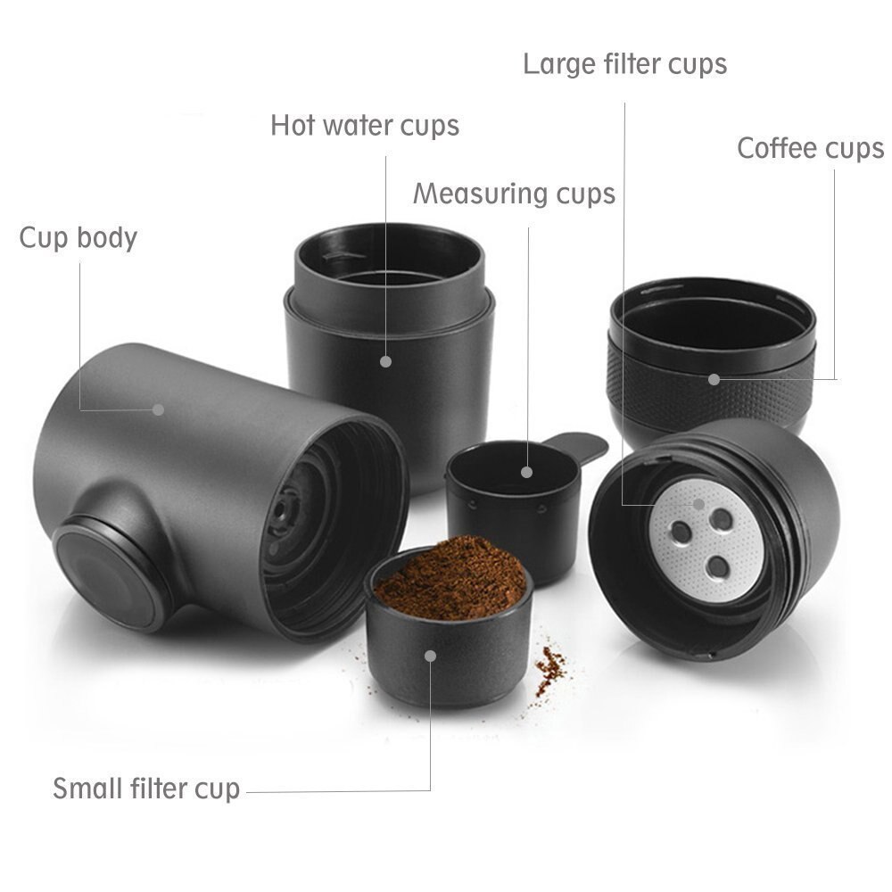 Mini Coffee Maker Manual Coffee Maker Hand Pressure Portable Espresso Machine