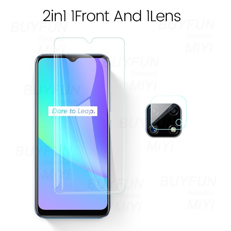 1to4 Camera Lens Beschermende Glas Realme C25 C25s Glas Screen Protectors Op Realmi Realmy Rijk Relme C 25 S 25 S 25c Telefoon Film: 2in1 1front 1lens / For Realme C25S 2021