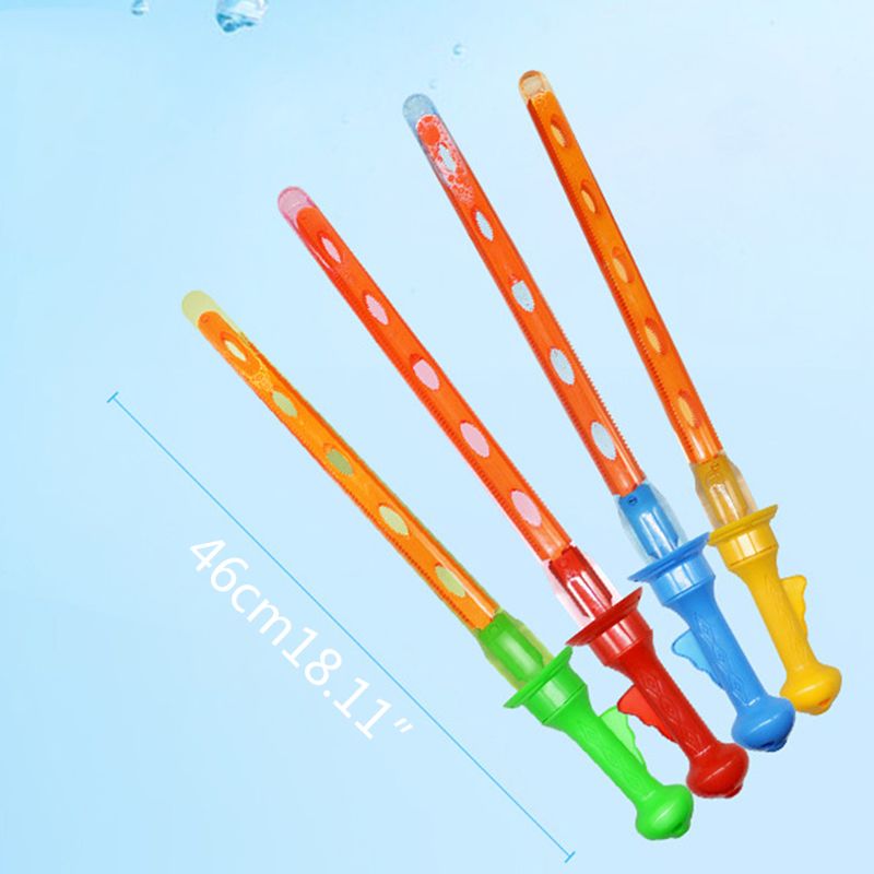 Burbuja grande con forma de espada occidental para niños, palitos de burbujas de jabón, juguete para exteriores, 46CM