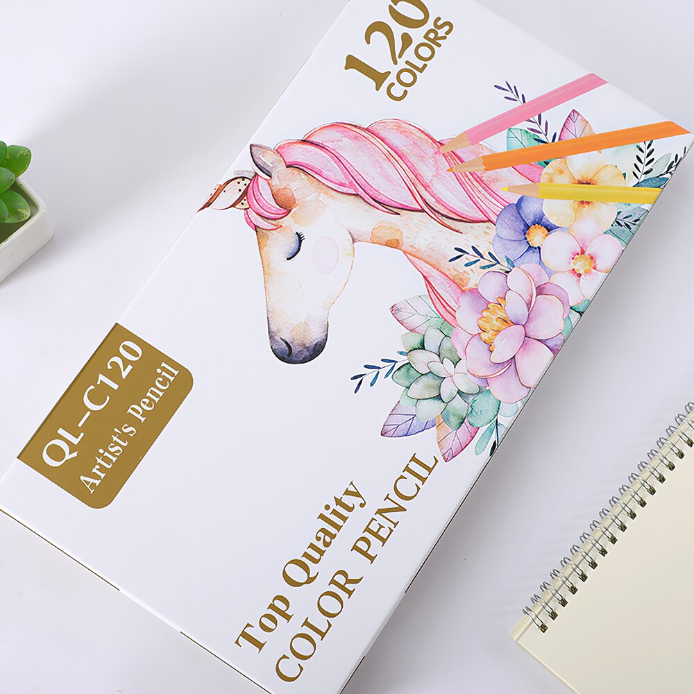 120 Kleur Professionele Olie Kleur Potloden Hout Zachte Aquarel Potlood Voor School Trekken Schets Art Supplies