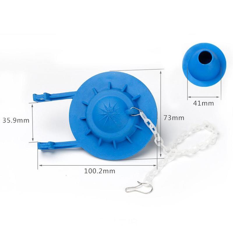 100mm Drain Valve Vintage Toilet Sealing Leather Stopper Water Stop Valves Flapper Valve Cover Adjustable Universal Tank Dr Q6X4: Default Title