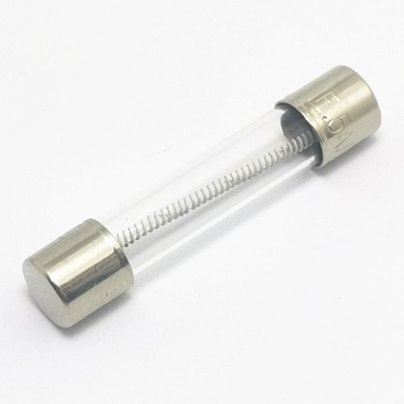 Fusible de fusión lenta, 250V, 1A, 2A, 3A, 4A, 5A, 8A, 313, dimensiones del fusible de retardo de tiempo de vidrio, 6x32mm, 313, 2 unids/lote