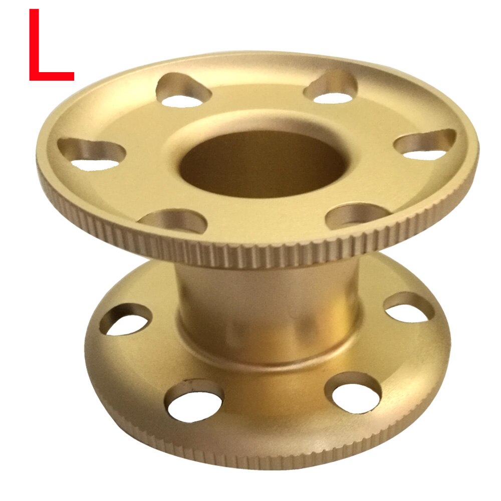8,4 cm Tauchen Tauchen Finger Spule leer Spule Unterwasser Ausrügestochen Technische Wrack tauchen Aluminium: GoldL