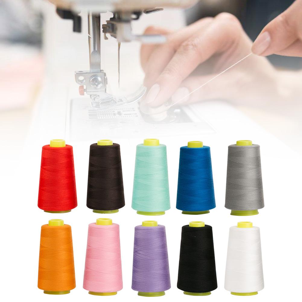 402 High-Speed Naaigaren Beschermende Kleding Masker Speciale Draad Standaard 3000 Yard Polyester Draad Kopie Rand Lijn 10 kleur