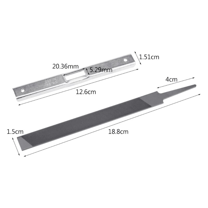 Delaman Saw Chain Sharpener Depth Gauge + Flat File, Chain Saw Sharpening Tool Kit