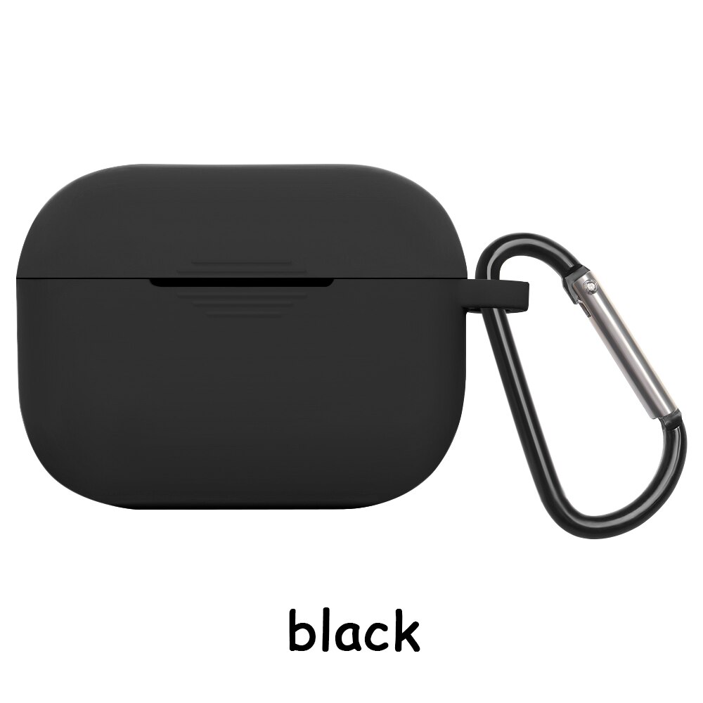 Funda protectora de silicona para Apple Airpods Pro Auriculares inalámbricos con Bluetooth para Airpods 3: black