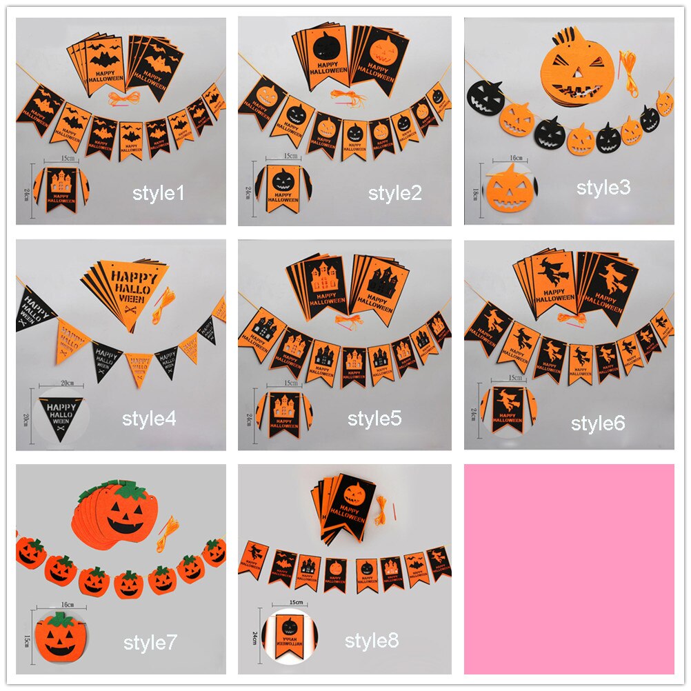1set 3M Paper Chain Garland Banner Pumpkin Bat ... – Grandado