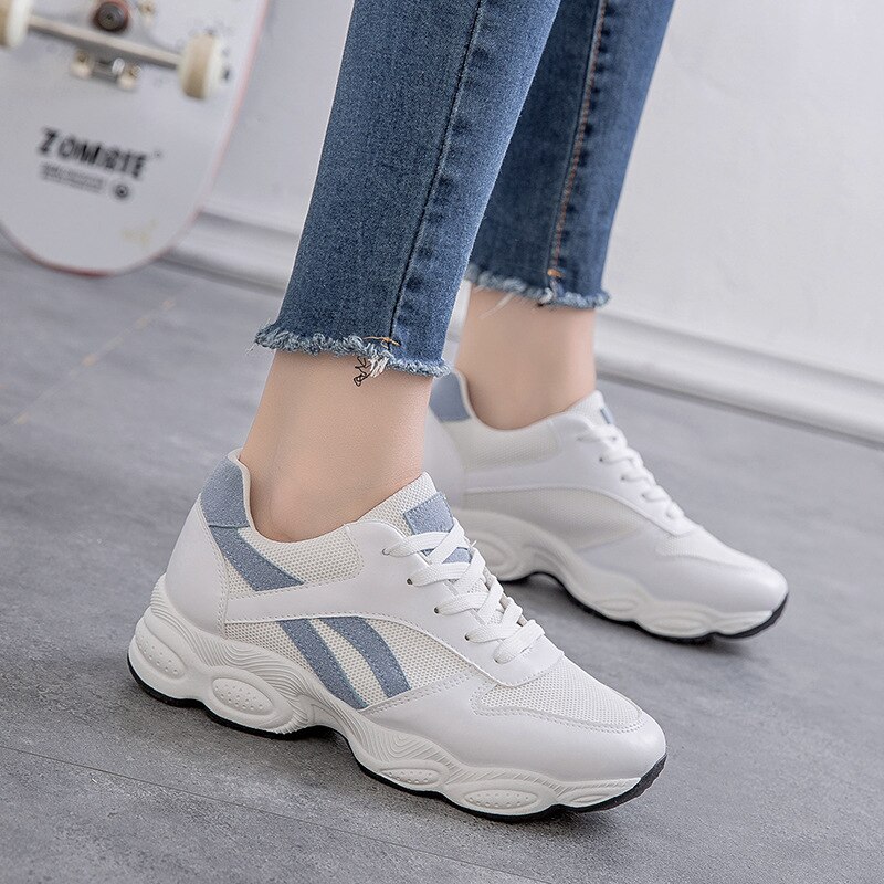 Sneakers Autumn Women Shoes Wild Ulzzang Harajuku Running Shoes Students Breathable White Sports Shoes Woman Jogging