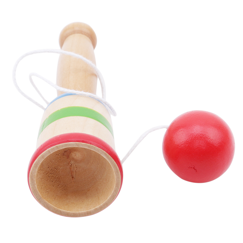 Kendama-vaso de madera antiestrés para niños, pelota de malabares, juguetes educativos para preescolar para niños, juegos divertidos al aire libre