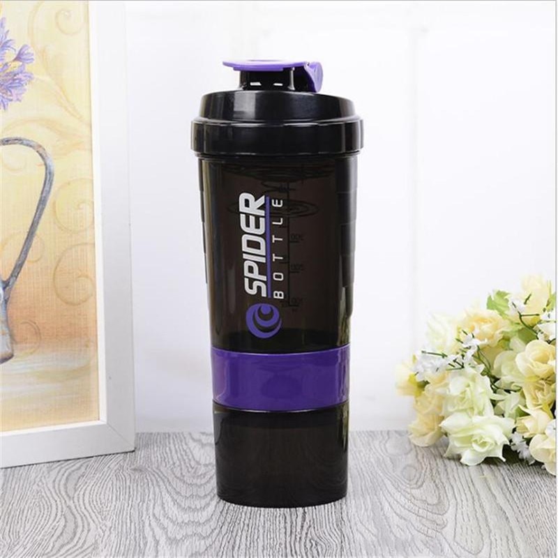 500ml Eiwit Shaker Blender Mixer Cup Sport Workout Fitness Gym Training Multifunctionele BPA Gratis Shaker Fles Water Container