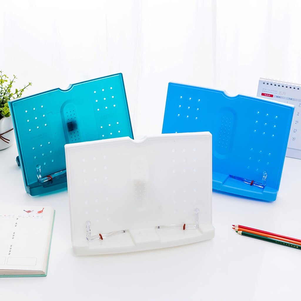 Brand Foldable Reading Book Holder Bookend Music Score Recipe Shelf Folding Holder Bookstand Cookbook Organizer