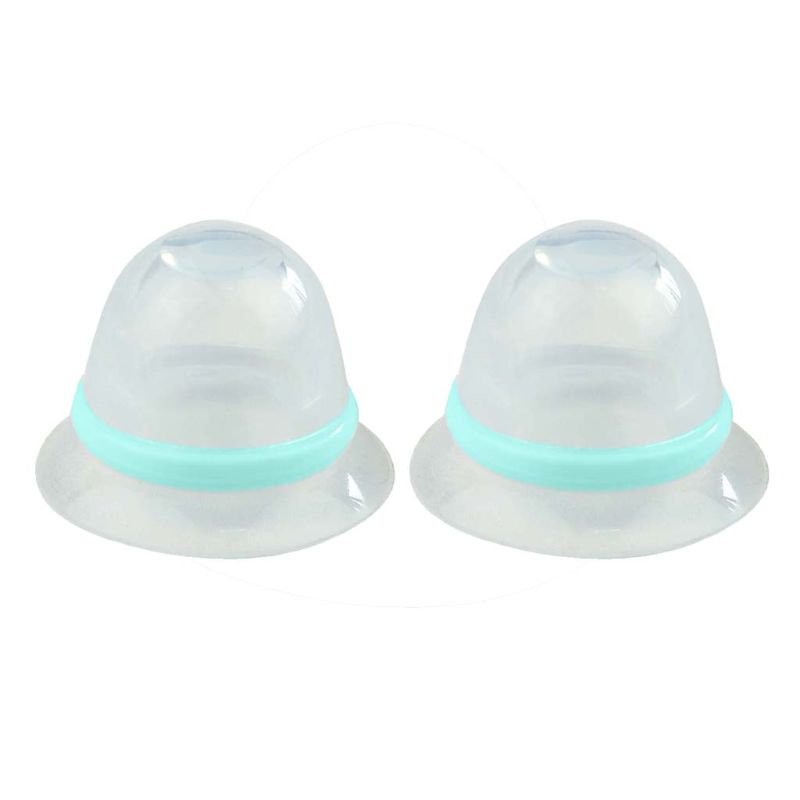 2 Pcs Nipple Corrector for Flat Inverted Nipples Soft Silicone Nipple Aspirator Puller