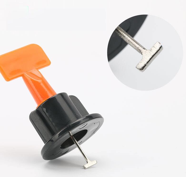 Tile Positioning Leveler T-shaped Tile Leveler with Wrench Mason's Auxiliary Tool for Repeated Needle Changes