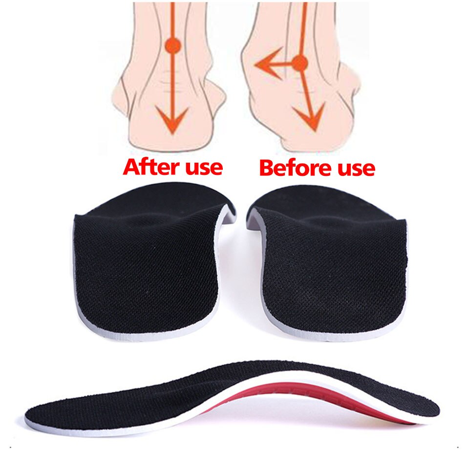 VAIPCOW-plantillas ortopédicas 3D para hombre y mujer, plantilla ortopédica para el dolor de pies planos, Unisex