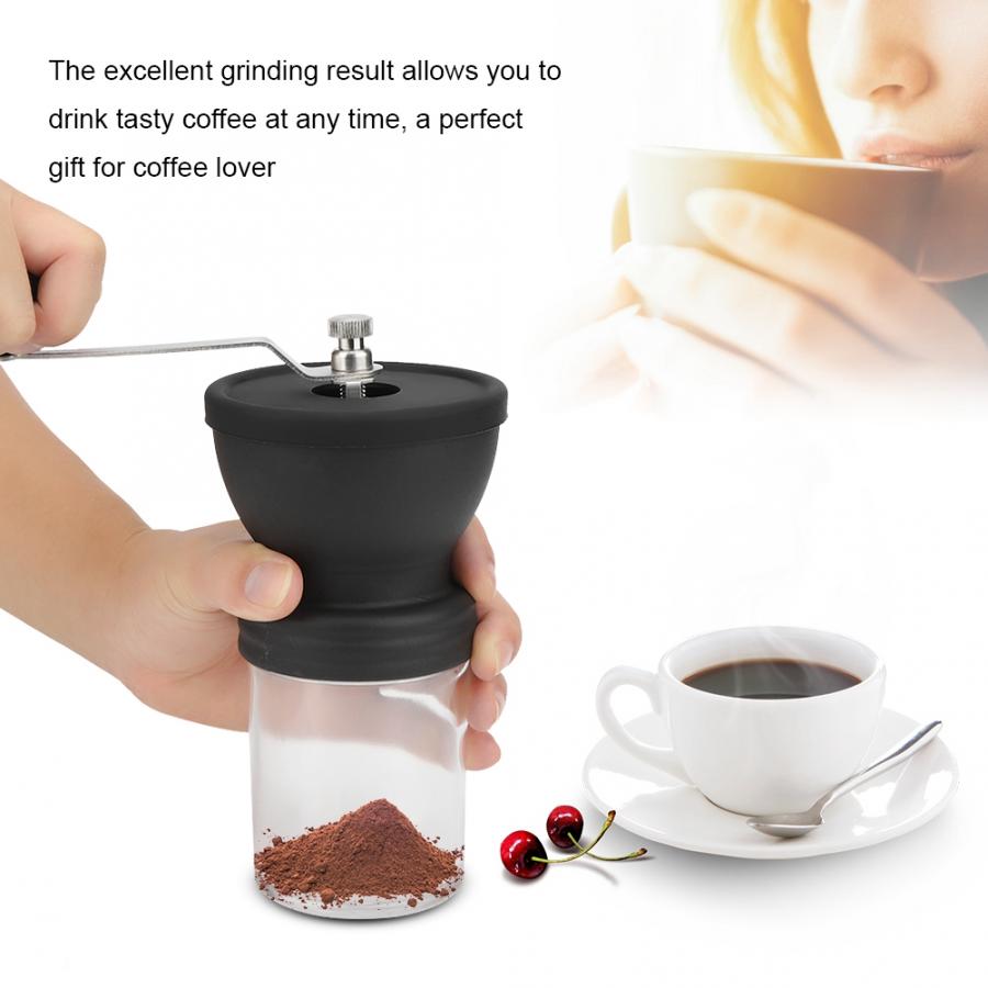 100G Huishouden Verstelbare Afneembare Handleiding Koffiemolen Molen Keuken Slijpen Accessoire Handkoffiemolen