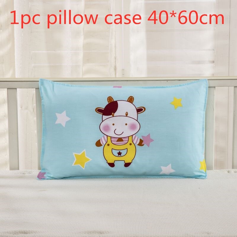 Animal dessin animé enfants taie d'oreiller couverture souple pour bébé oreiller mignon taie d'oreiller pour enfant en bas âge bébé filles garçons taie d'oreiller en coton: D Pillowcase 40x60cm