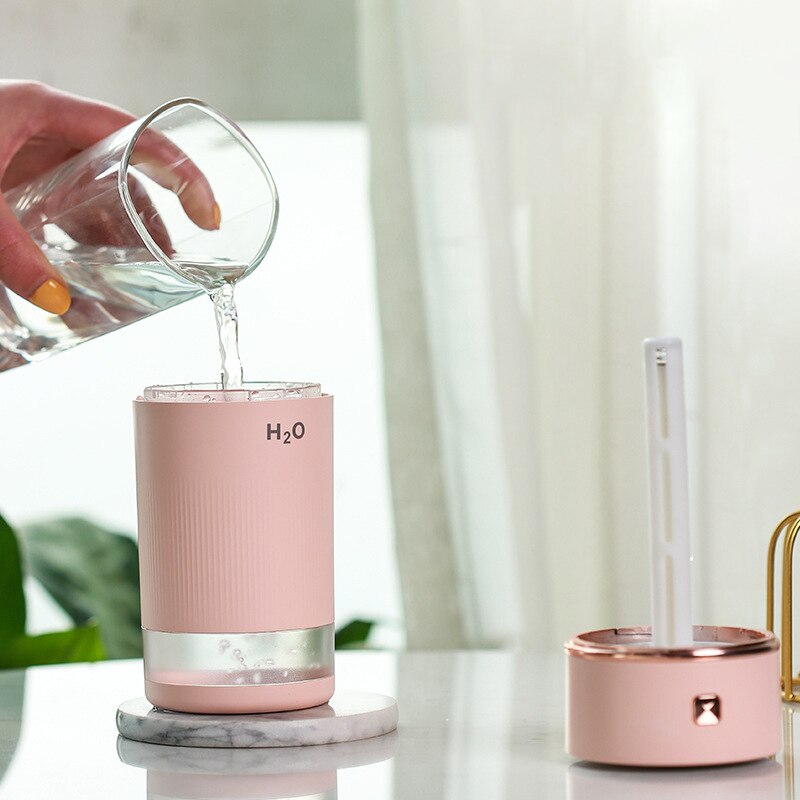 Kolorowy kubek nawilżacz powietrza USB samochód mgła producent 7 kolorów doprowadziło światła mini samochód biurowy oczyszczacz powietrza