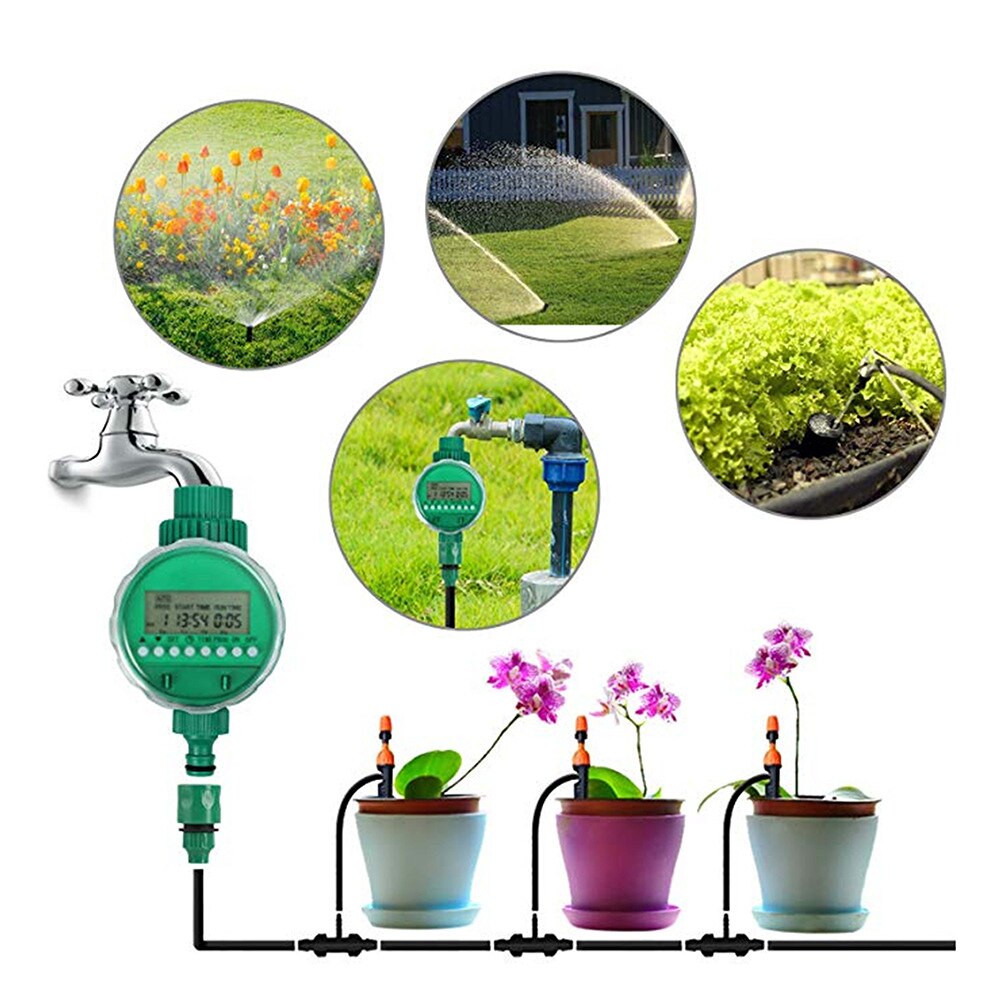 Garden Watering Timer Automatic Electronic Water Timer Home Garden Irrigation Timer Controller System autoplay irrigator